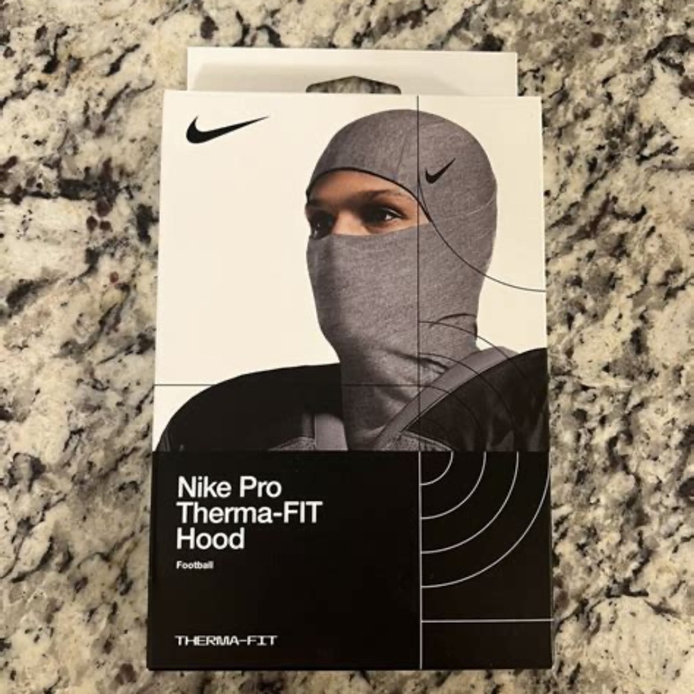 Grey Nike Pro Therma-Fit Hood